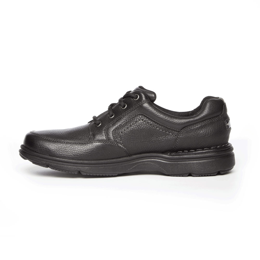 Tenis Rockport Homem Pretas - Prowalker Eureka Plus Mudguard - 60379ILBK